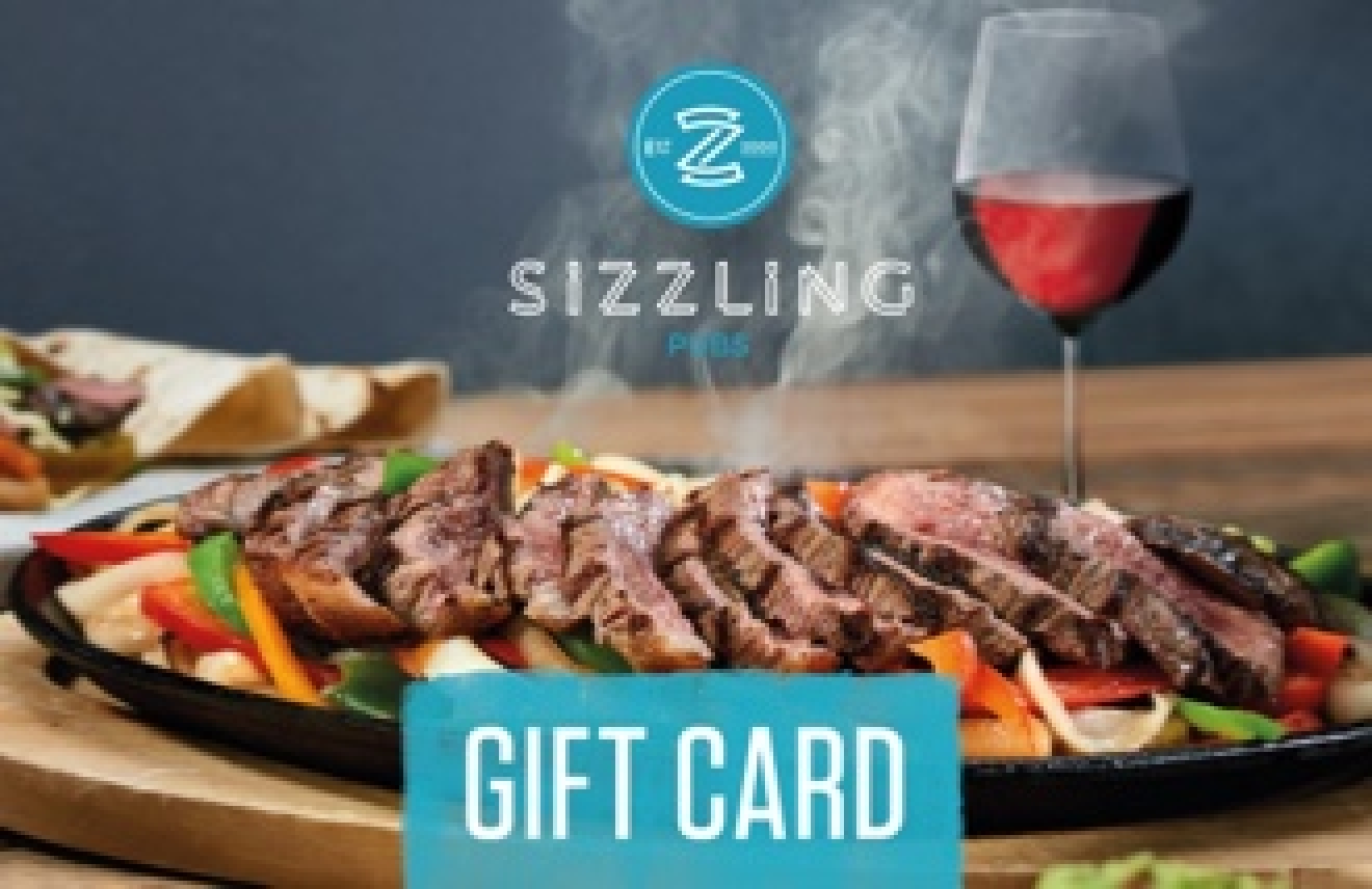 Sizzling Pubs UK gift card