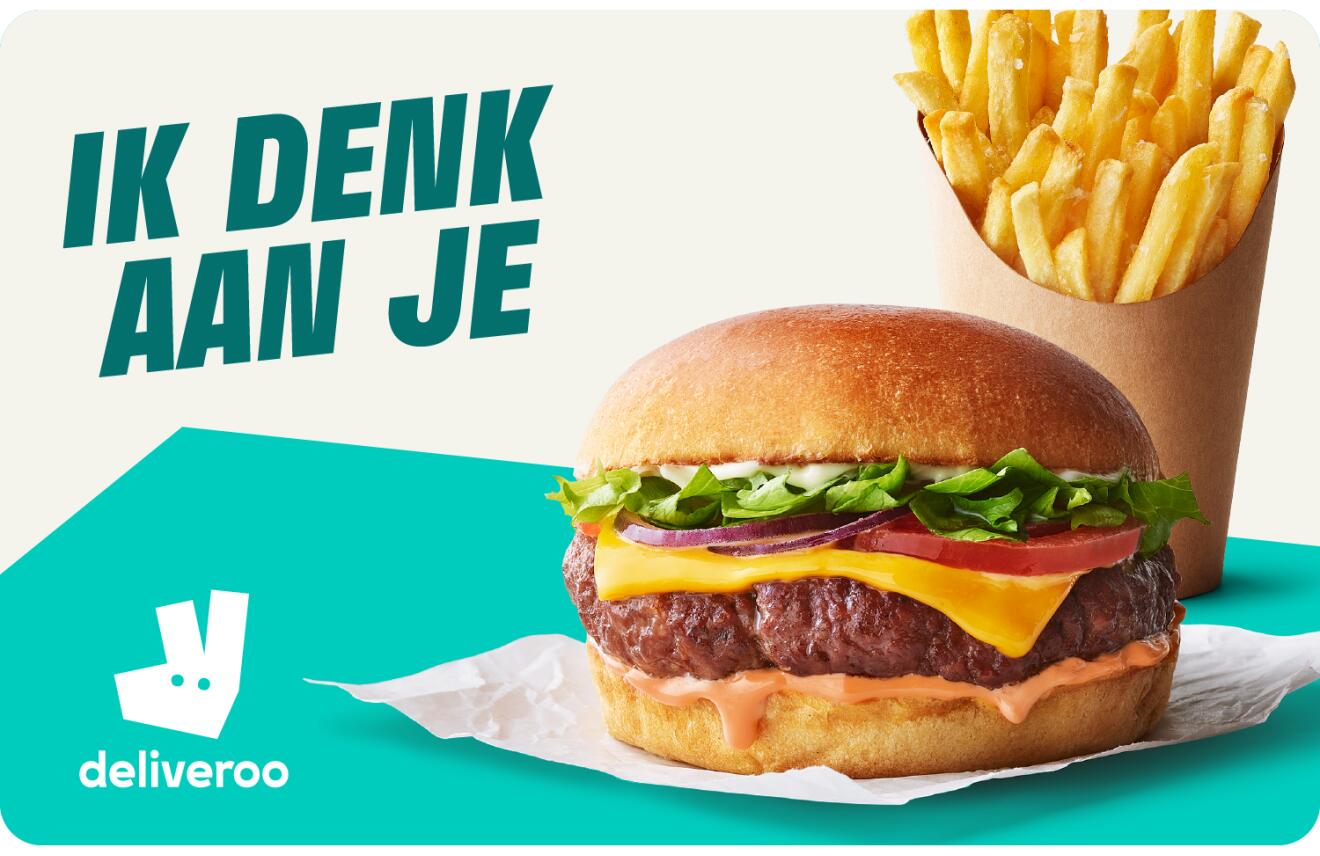 Deliveroo Belgium gift card