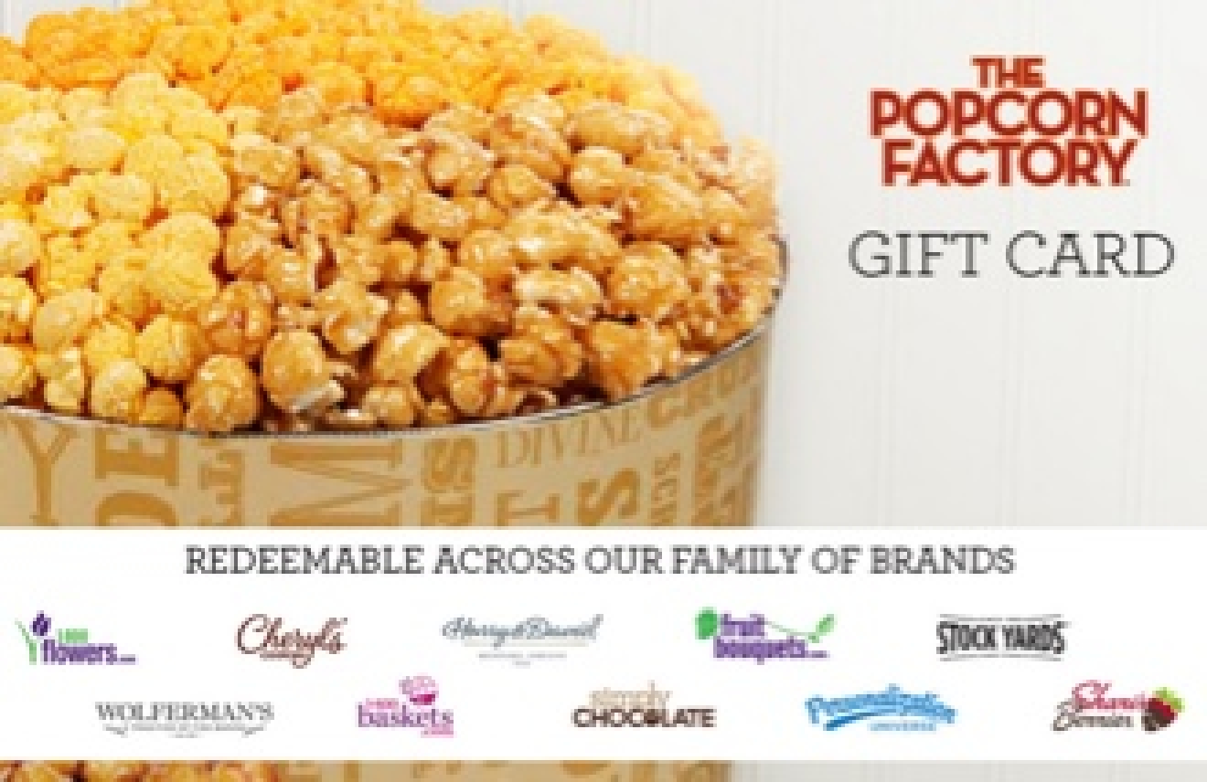 The Popcorn Factory USA gift card