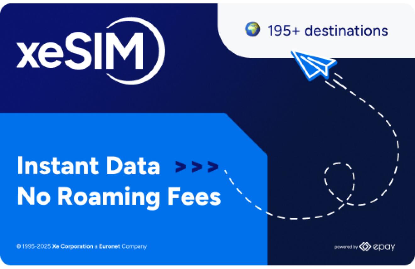 XeSIM UK gift card