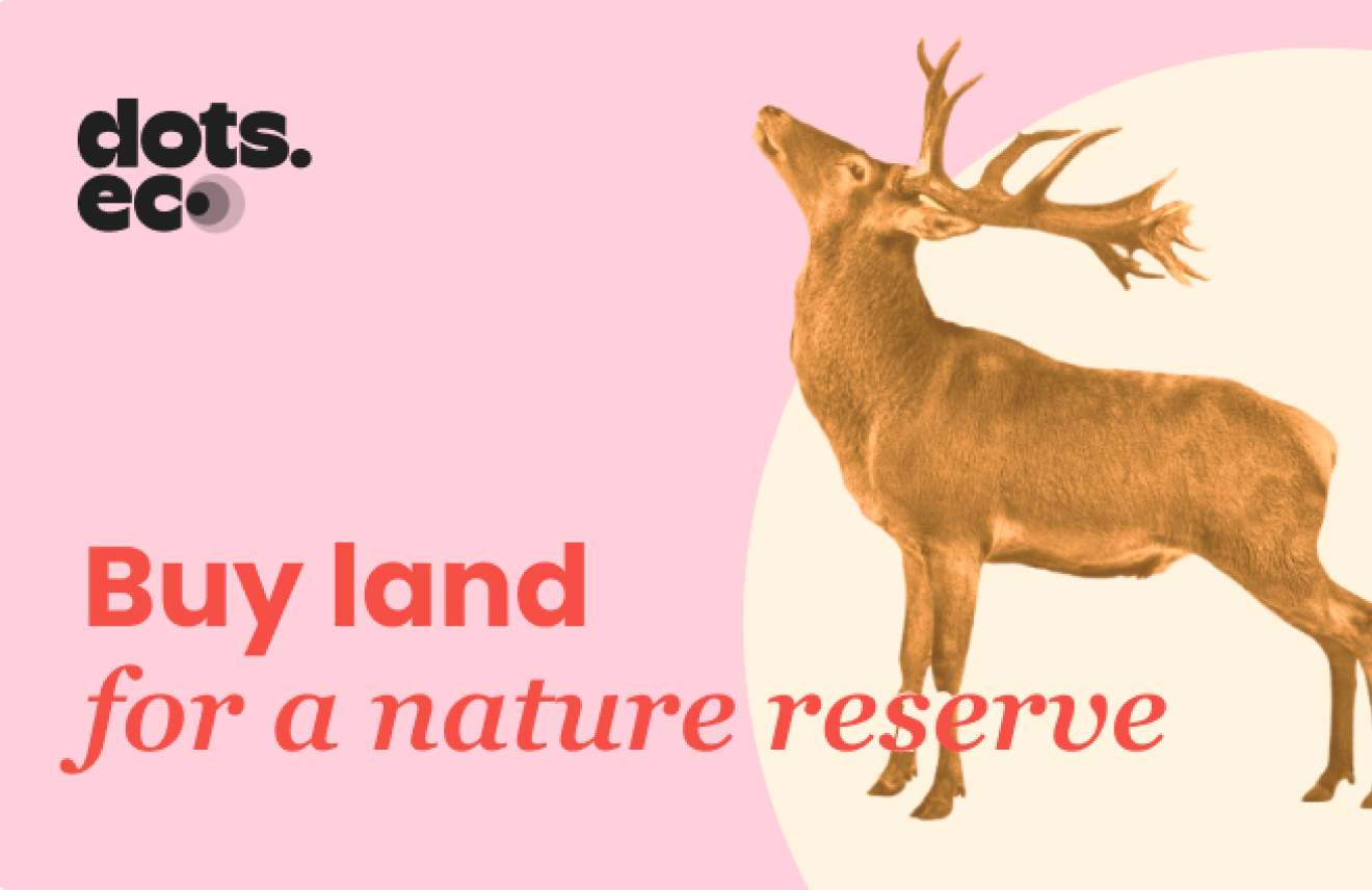 Dots.eco - Buy 10 sqf of land for nature reserve Canada gift card