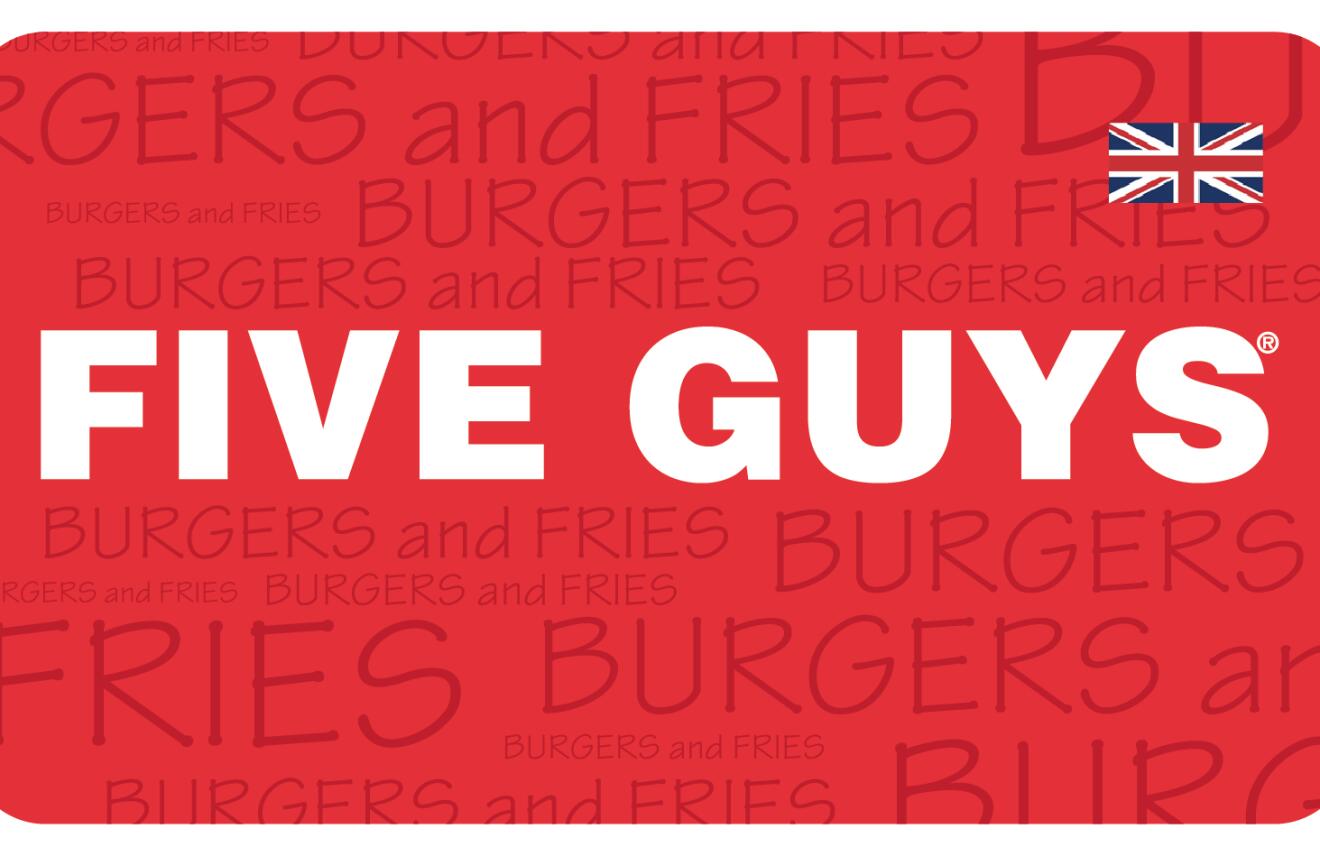Five Guys UK gift card