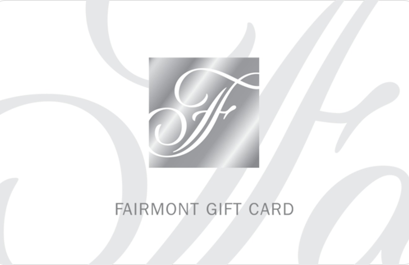 Fairmont Canada gift card