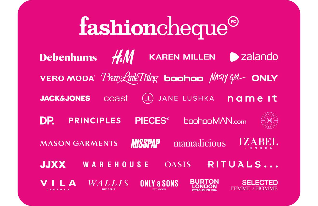 Fashioncheque UK gift card