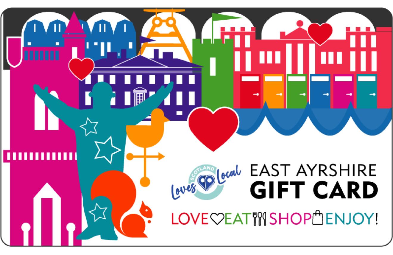 Town & City Gift Cards - East Ayrshire gift card