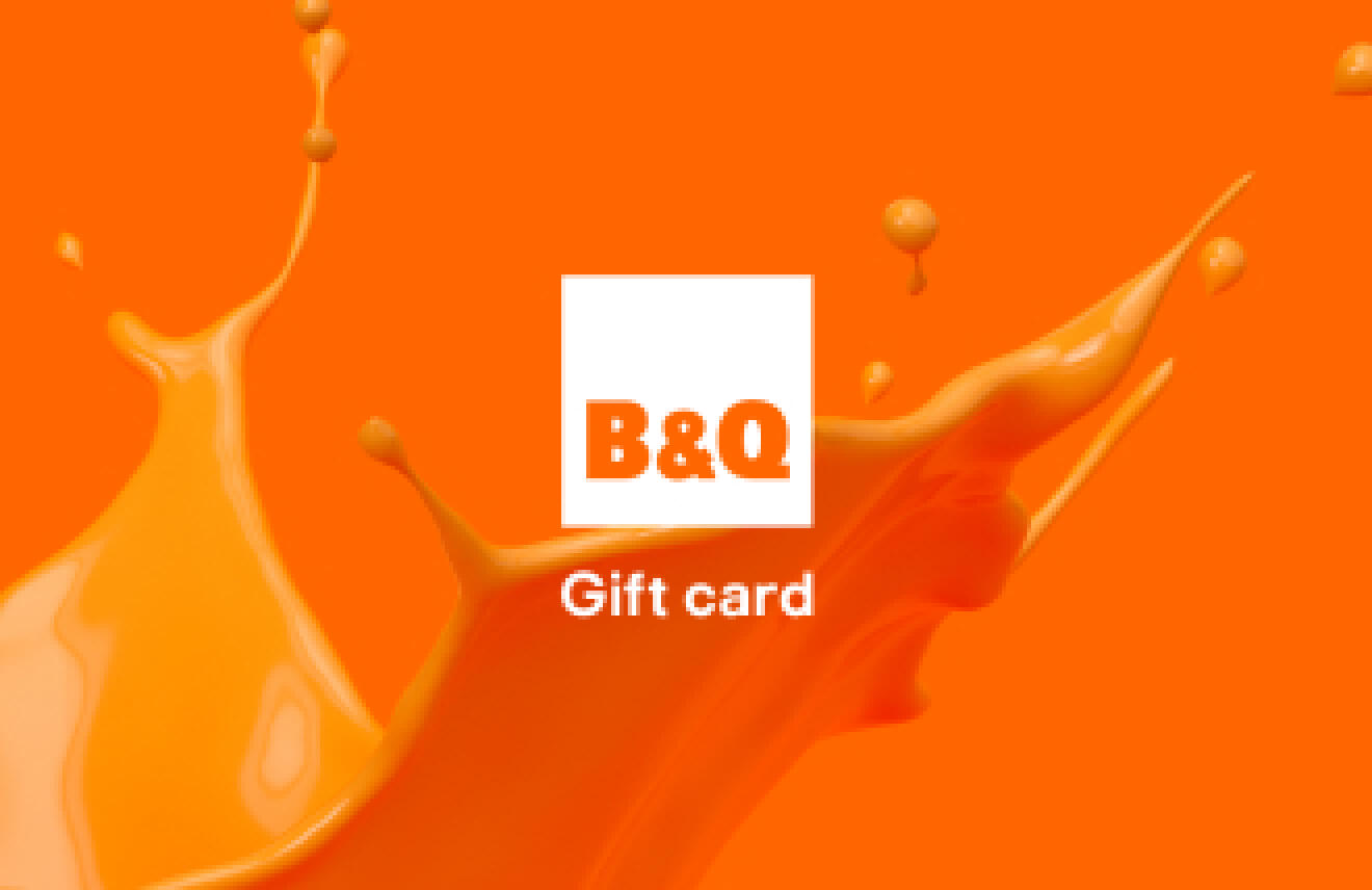 B&Q Ireland gift card