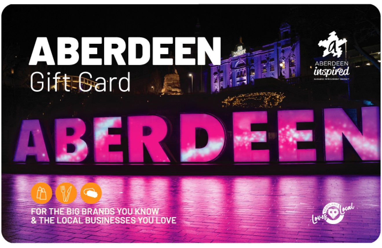 Town & City Gift Cards - Aberdeen gift card