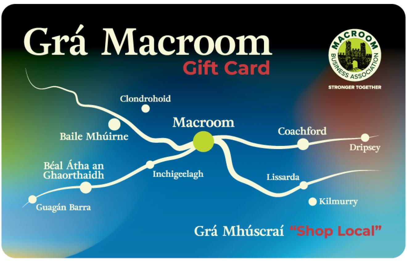 Town & City Gift Cards - Grá Macroom gift card
