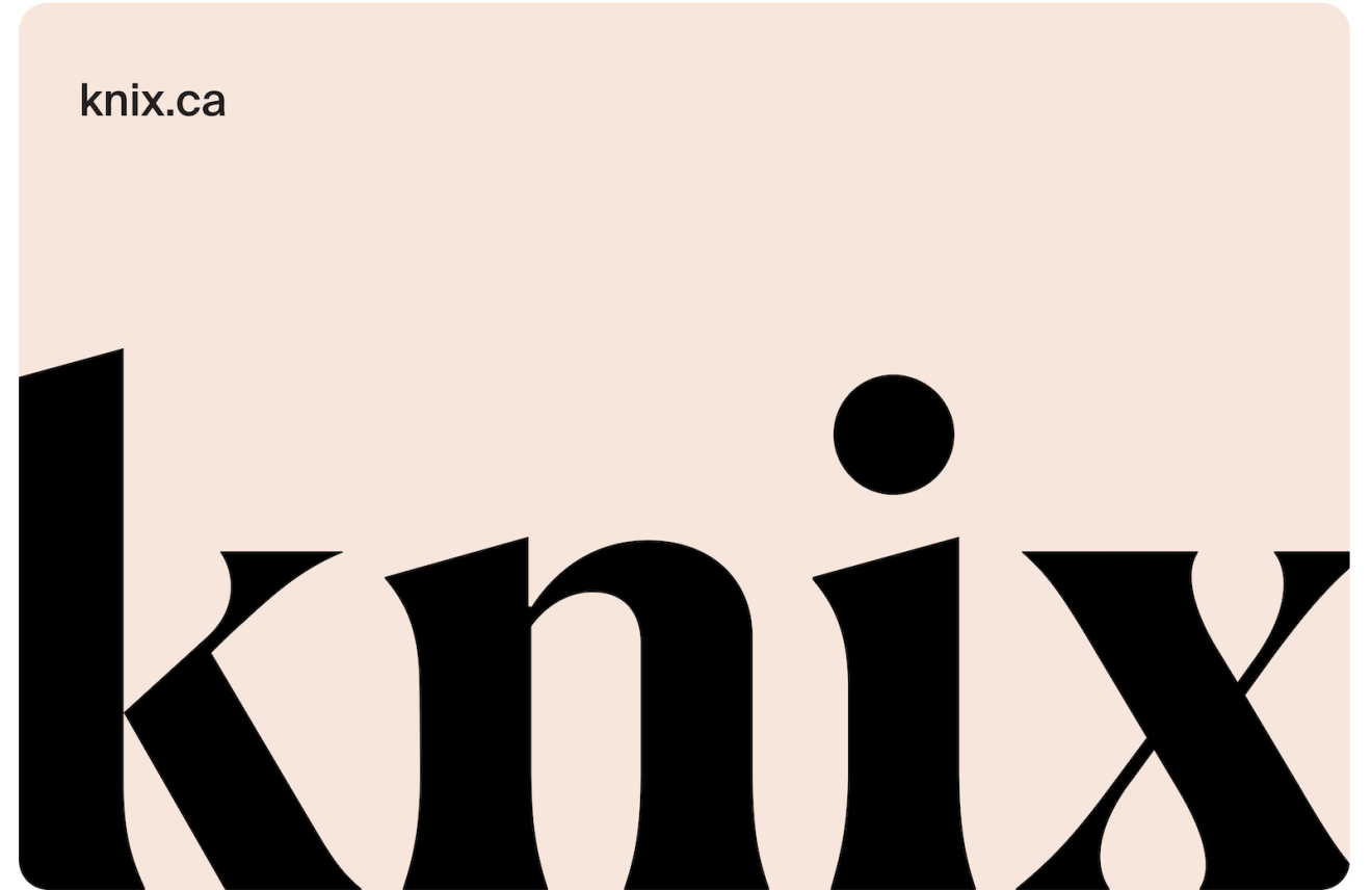 Knix Canada gift card
