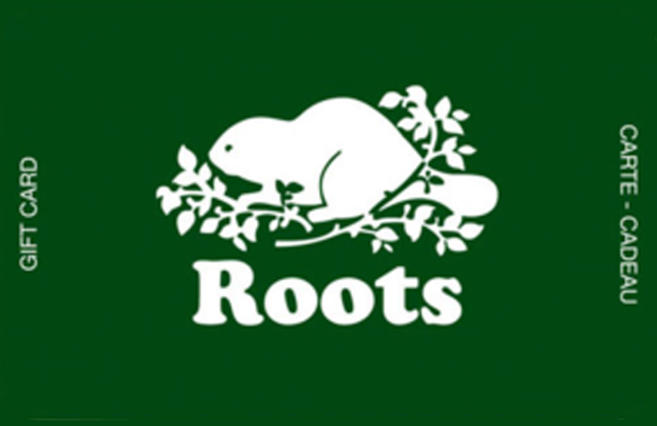 Roots Canada gift card