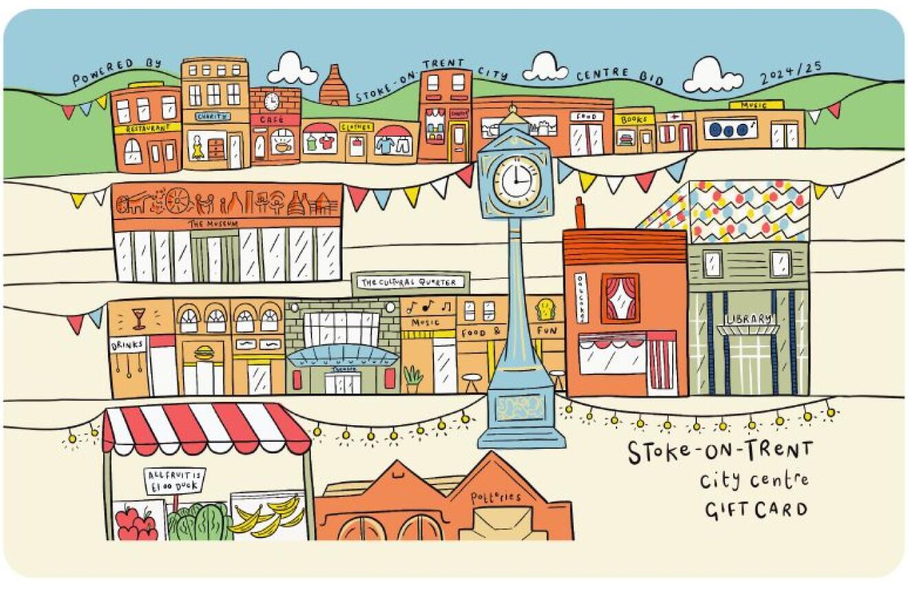Town & City Gift Cards - Stoke gift card