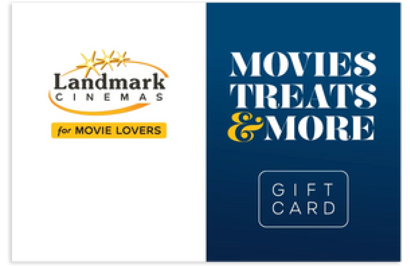 Landmark Cinemas Canada gift card