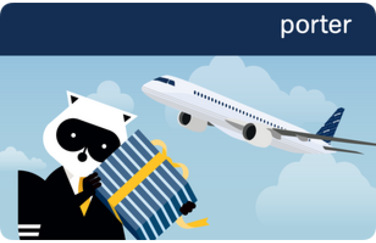 Porter Airlines Canada gift card