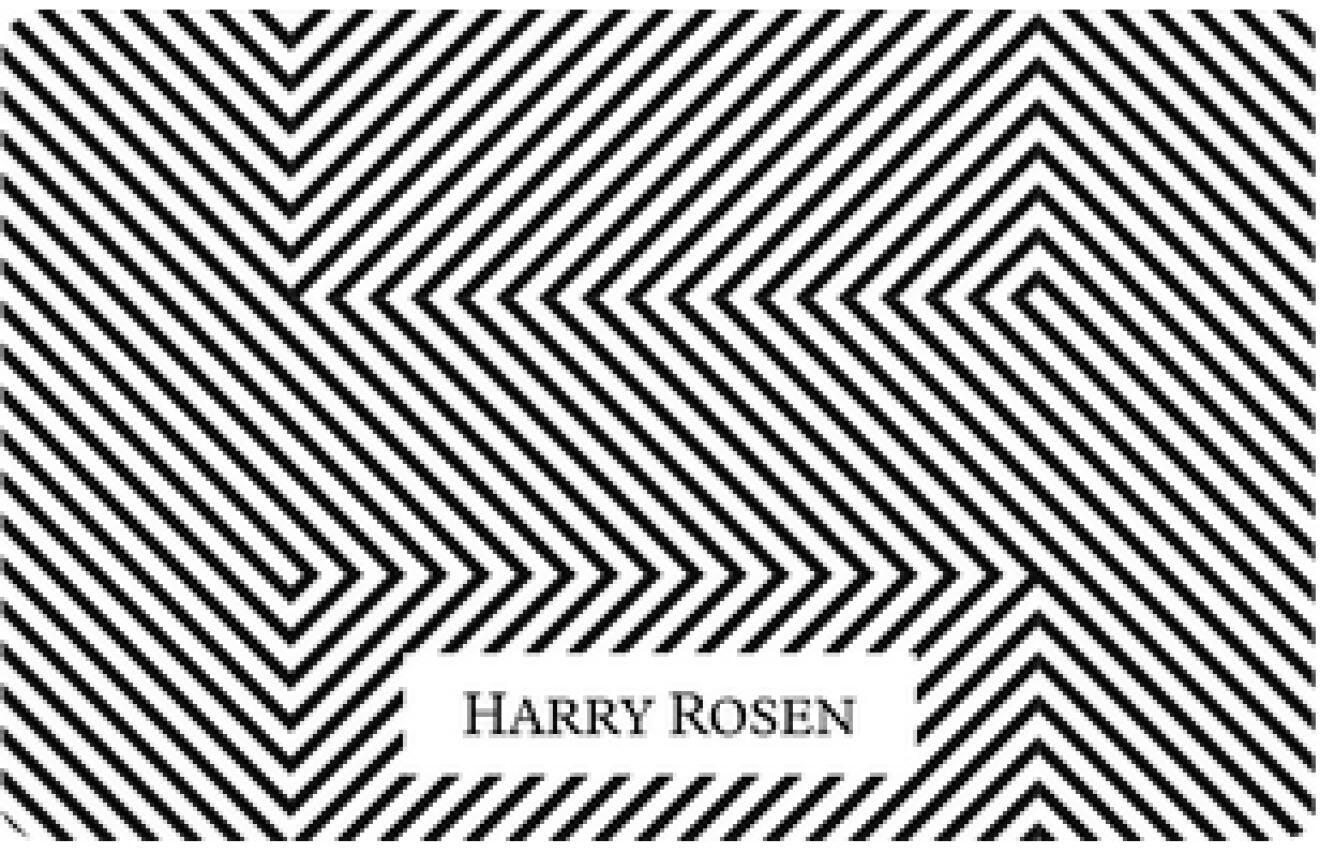 Harry Rosen Canada gift card